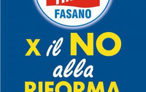 Forza Italia in piazza a Fasano per il No al Referendum