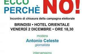 Referendum: FdI, FI e Cor illustrano il perché del NO