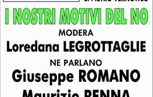 No al Referendum: Giuseppe Romano e Maurizio Renna incontrano i cittadini di San Pietro