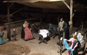 Aperto il presepe con statue in grandezza naturale nell’area archeologica del Teatro Verdi: ecco gli orari