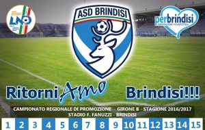 Brindisi-Ostuni: domenica giornata Pro-Brindisi