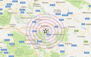 Forte scossa di terremoto in Basilicata. La terra trema anche in Puglia