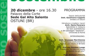 Turismo Sostenibile: martedì convegno ad Ostuni