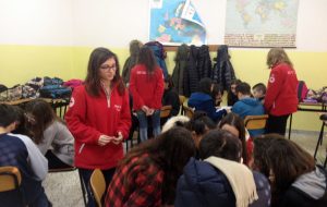 I Giovani della Croce Rossa Italiana di Fasano impegnati nelle scuole contro il bullismo e a favore di uno stile di vita sano
