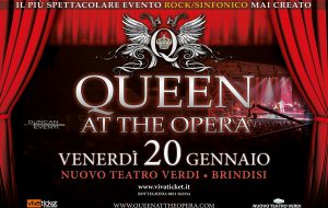 Queen at the Opera: a Brindisi il più suggestivo e spettacolare evento Rock/Sinfonico mai portato in scena