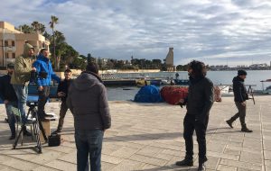 Albano gira a Brindisi il video del brano che porterà al Festival di Sanremo