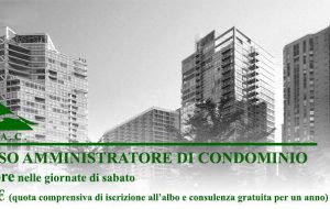 Ultimi giorni per l’iscrizione al Corso di Amministratori di condominio