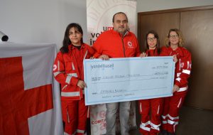 LyondellBasell e i dipendenti donano 23.000 euro alla Croce Rossa Italiana per le popolazioni terremotate del centro Italia