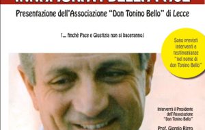Sabato a San Pancrazio presentazione dell’Ass.ne Don Tonino Bello