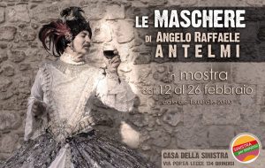 “Le Maschere” di Angelo Raffaele Antelmi nella “Casa della Sinistra” di Brindisi
