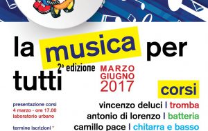 La musica per tutti: aperte le iscrizioni