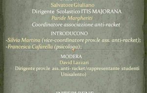 Domani all’Itis Majorana l’incontro “I No al­le mafie e l’impegno ­sociale”