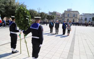 Celebrato a Brindisi il 156° anniversario dell’Unità nazionale, della Costituzione, dell’Inno e della Bandiera.