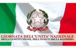 Giornata dell’Unità nazionale, della Costituzione, dell’Inno e della Bandiera: venerdì 17 cerimonia ufficiale in Piazza Santa Teresa