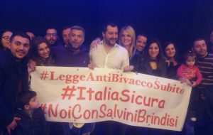 Noi con Salvini: Brindisi in prima fila alla manifestazione di Napoli
