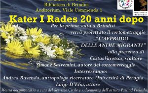 Kater I Rades 20 anni dopo: martedì 28 verrà proiettato il documentario “l’Approdo delle anime migranti”