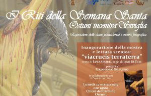 I Riti della Semana Santa: lunedì 27 ad Ostuni la lettura di “Viacrucis terraterra”