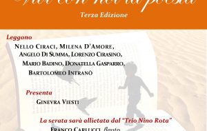 Sabato 18 ad Ostuni la III edizione di “Vivi con noi la poesia”