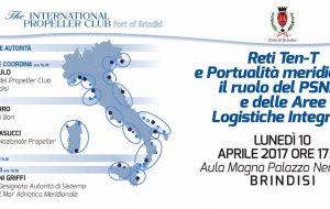 Propeller Club a convegno su “Reti Ten-T e Portualità meridionale: il ruolo del PSNPL e delle Aree Logistiche Integrate”