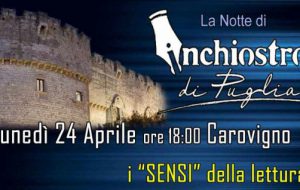 Arriva il 24 aprile a Carovigno  “La notte della Lettura” con Inchiostro di Puglia