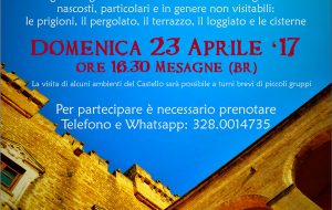 Domenica 23 aprile a Mesagne torna l’appuntamento con “Il Castello Segreto”