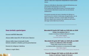 L’uomo e la libertà: da domani un ciclo di seminari culturali al Liceo Classico Marzolla