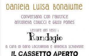 Venerdì 26 Daniela Luisa Bonalume al Laboratorio Jan-net di Cisternino
