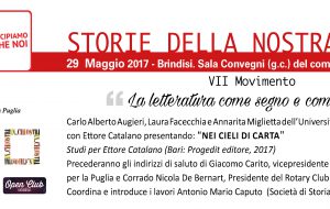 Storie della nostra storia: lunedì 29 si presenta “Nei cieli di carta. Studi per Ettore Catalano”