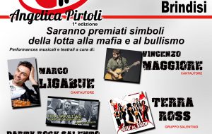 Domani si presenta il premio “Angelica Pirtoli” per la lotta alle mafie e al bullismo