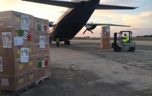Partiti da Brindisi aiuti umanitari per i rifugiati sudanesi in Uganda