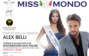 Lo show di Miss Mondo 2017 a Cantine Due Palme