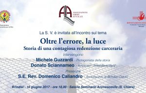 Oltre l’errore, la luce: a Brindisi Michele Guzzardi, ex malvivente che ha incontrato Dio in carcere