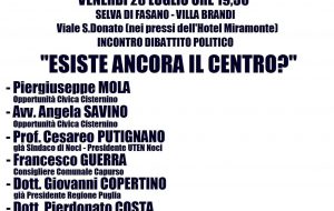Esiste ancora il centro?: se ne parla domani a Fasano