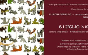Il leone gemello: giovedì 6 a Francavilla la presentazione del nuovo romanzo di Antonio Almiento
