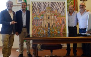 Un Dall’Olio nella Pinacoteca d’Arte Contemporanea di Castello Imperiali