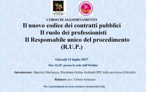 Il nuovo codice dei contratti pubblici: giovedì si parla del ruolo dei professionisti