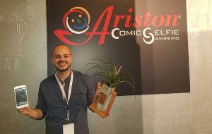 Giuseppe “Mandrake” Ninno fa il pieno di premi ed applausi nell’Ariston Comic Selfie di Sanremo