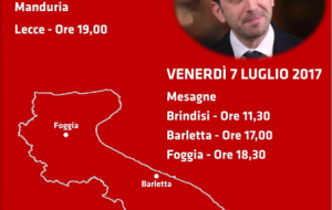Venerdì a Brindisi Roberto Speranza, coordinatore nazionale di Art. 1 MDP