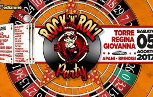 Il Rock’n’Roll Party cambia location: sabato 5 Agosto appuntamento a Torre Regina Giovanna