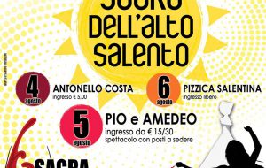 Dal 4 al 6 agosto  c’è la Sagra dell’Alto Salento al Giugrà di Ostuni