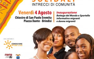 “Trame Solidali”, Venerdì 4 si inaugura lo Spazio Bottega del Mondo e lo Sportello informativo Migranti presso il Chiostro di San  Paolo Eremita a Brindisi