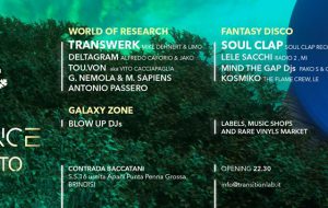 Sabato 12 Agosto a Torre Regina Giovanna “Transition Xperience – 10th Edition”