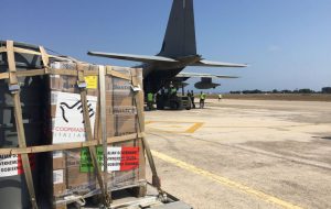 Partito da Brindisi volo umanitario con farmaci per un ospedale libico
