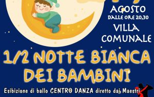 Sabato 19 arriva la Mezza Notte Bianca dei Bambini a Torre Santa Susanna