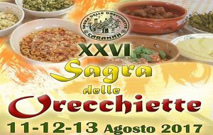 Al via la XXVI Sagra delle Orecchiette di Caranna