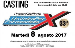 A Carovigno il casting per il concorso nazionale “Un volto x fotomodella”