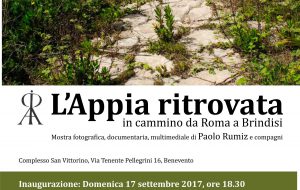 A Benevento la mostra “L’Appia ritrovata. In cammino da Roma a Brindisi”