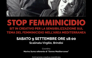 Voci Mediterranea: sabato sit-in per dire “STOP al femminicidio”