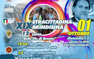 L’Atletica Amatori Brindisi organizza la XIX edizione della “stracittadina brindisina”