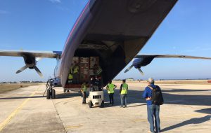 Partito da Brindisi volo di aiuti umanitari per le popolazioni terremotate del Messico